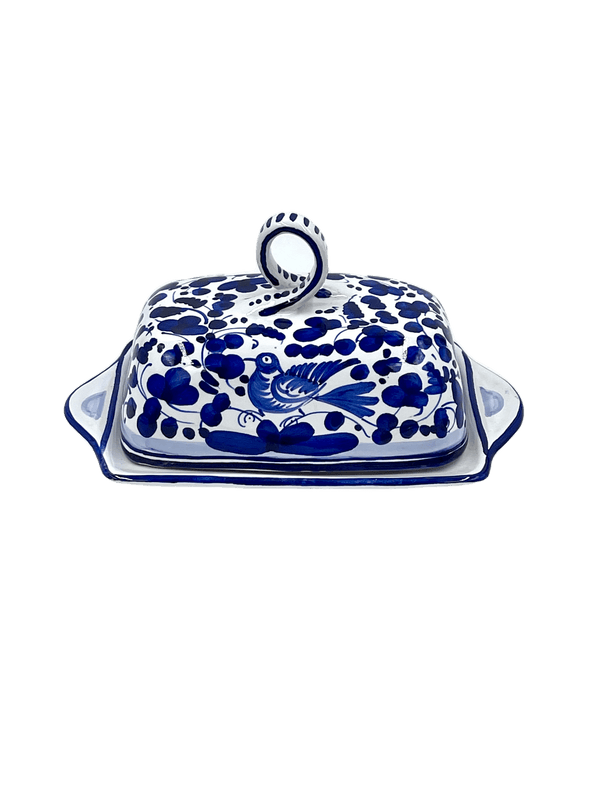 Arabesco Blue Butter Dish 01