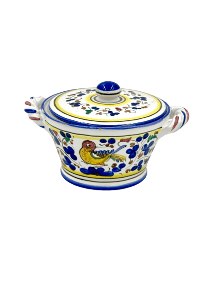 Arabesco Blue Multi Parmesan Cheese Bowl