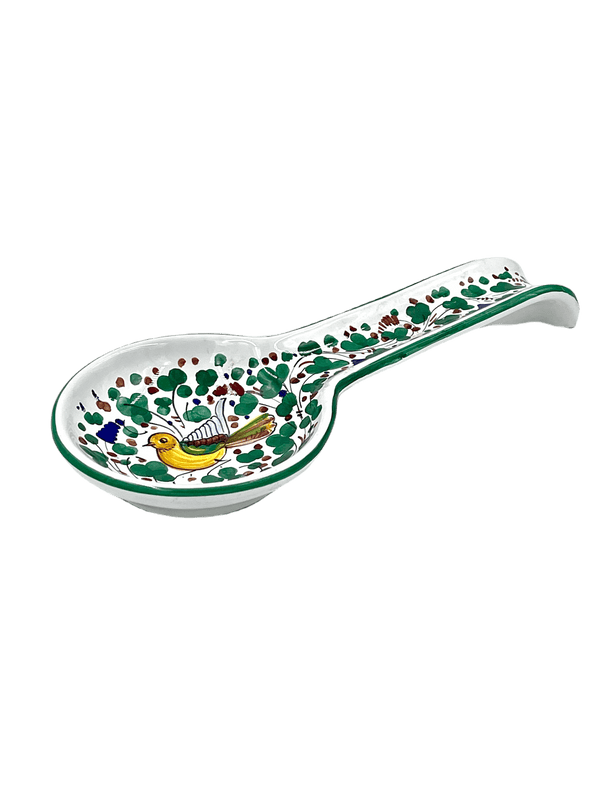 Arabesco Green  Spoon Rest