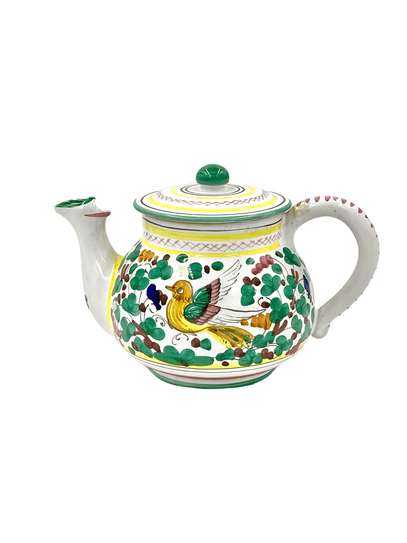 Arabesco Green Multi Tea Pot