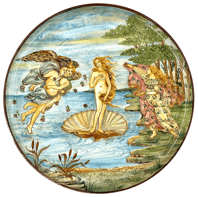 Birth of venus tapestry top