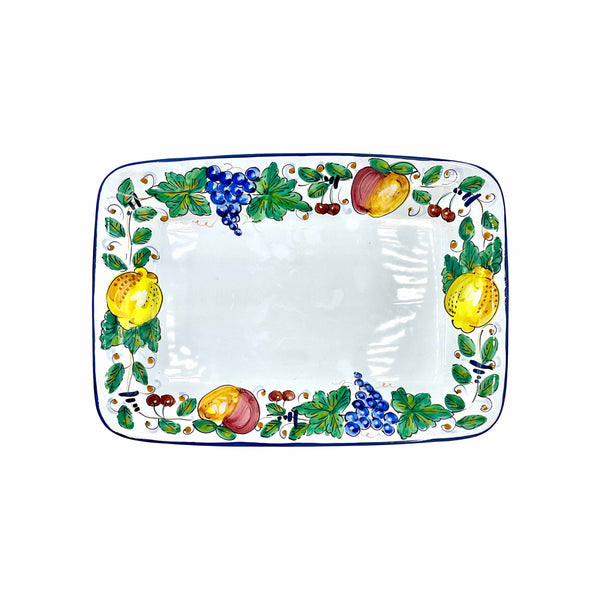 D'Arna Perugia Ravello White Large Rectangular Platter