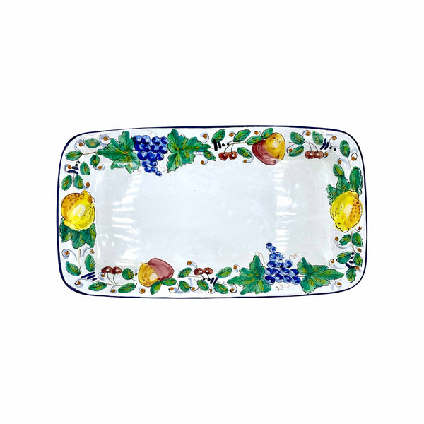 D'Arna Perugia Ravello White Medium Rectangular Platter