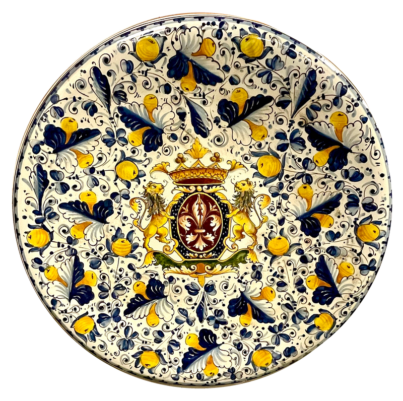 Lion Crested Wall Plate