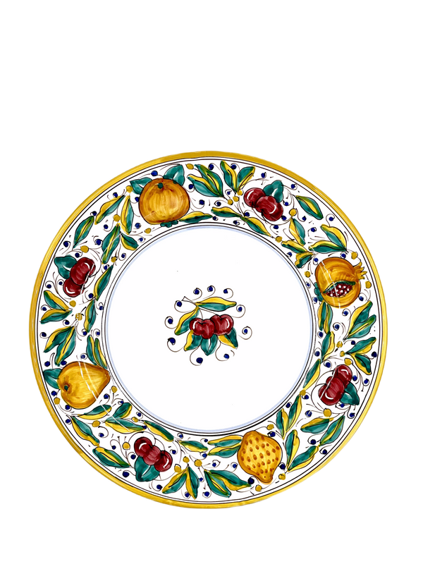 Maryanna-Suzanna Tuscan Frutta 11" Dinner Plate