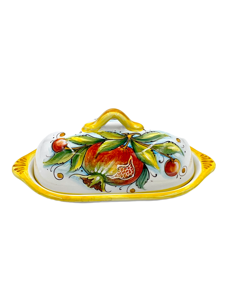 Gialletti Giulio Pomegranate Frutta Butter Dish
