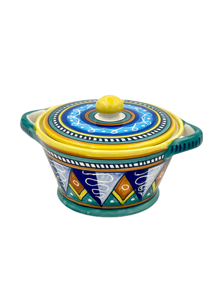Ceramiche Sberna Geometrico Parmesan Cheese Bowl Design 11