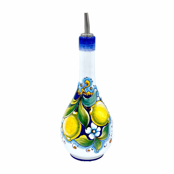 Gialletti Giulio Limoni Frutta Cruet 05 (Blue Top Rim)