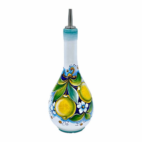 Gialletti Giulio Limoni Frutta Cruet 06 (Green Top Rim)