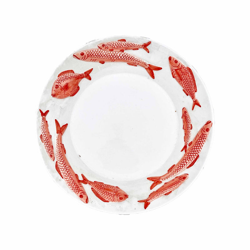 Ocean Reef Coral Large Serving Bowl with Fish