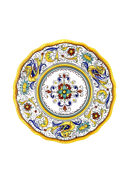 Raffaellesco 8" Salad Plate, Scalloped Edges