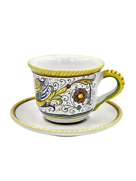 6oz Raffaellesco Tea Cup & Saucer Set Style 02