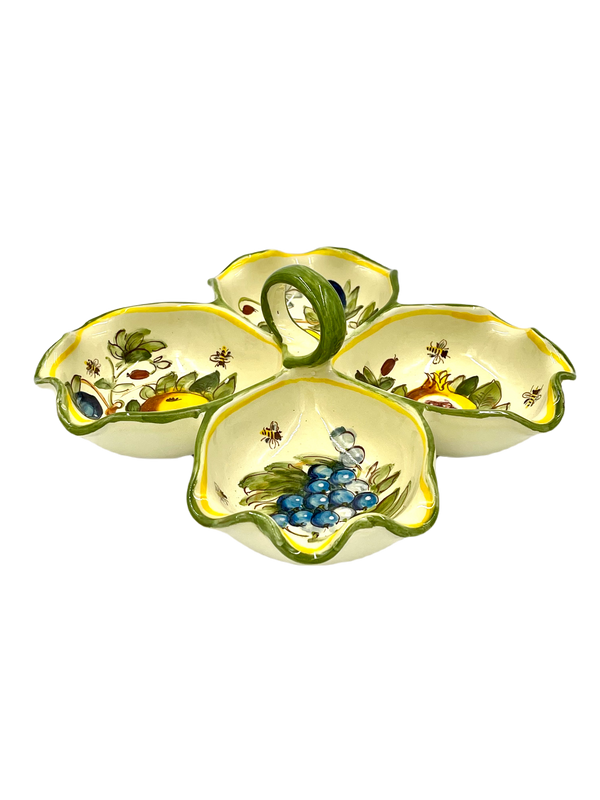 Toscana Bees 4-compartment Antipasti Dish