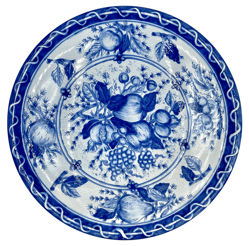 Blue Frutta Wall Plate