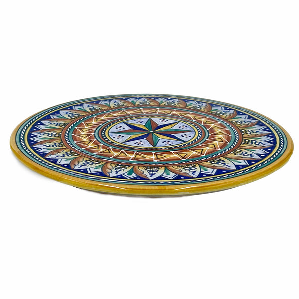 Ceramiche Sberna Geometrico Cake Platter Design 8
