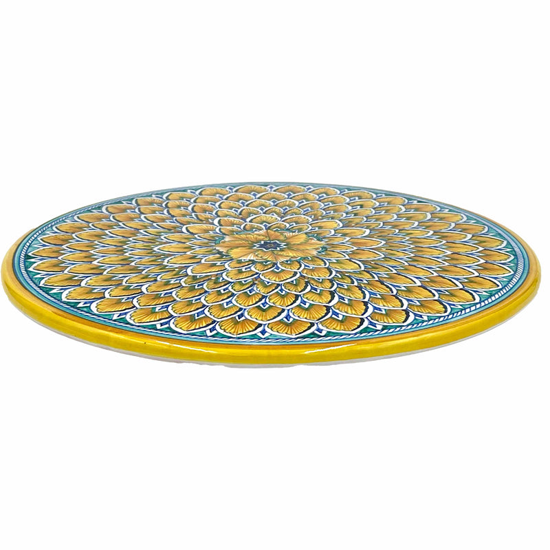 Ceramiche Sberna Geometrico Cake Platter