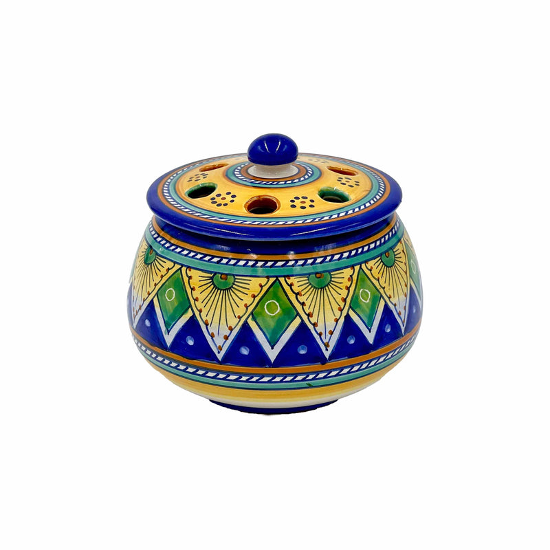 Ceramiche Sberna Geometrico Garlic Keeper