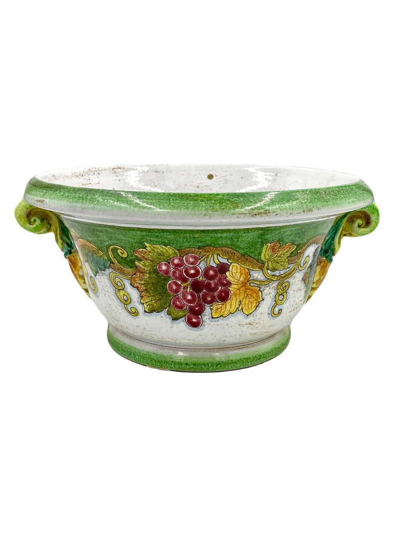 Large Red Grape Cache Pot Planter