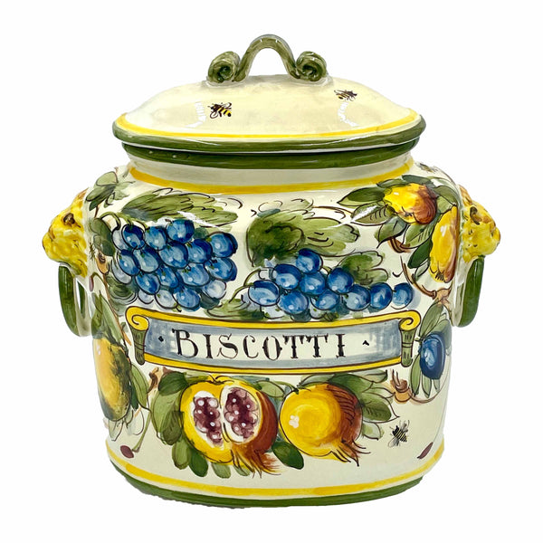 Toscana Bees Traditional Biscotti Jar - Lg