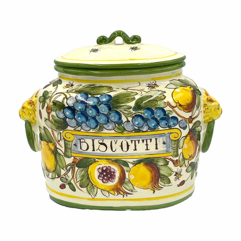 Toscana Bees Traditional Biscotti Jar - Medium